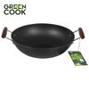 Chảo xào thép sâu lòng Nitriding 34 cm Green Cook GCW01-34IH dùng được trên tất cả các loại bếp