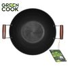 Chảo xào thép sâu lòng Nitriding 32 cm Green Cook GCW01-32IH dùng được trên tất cả các loại bếp