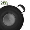 Chảo xào thép sâu lòng vân kim cương 32 cm Green Cook GCW02-32IH chống dính tự nhiên dùng được trên tất cả các loại