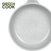 Chảo đúc đáy từ chống dính men đá ceramic màu hồng 26 cm Green Cook GCP03-26IHP công nghệ Hàn Quốc