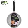 Chảo đúc đáy từ chống dính men đá ceramic màu hồng 28 cm Green Cook GCP03-28IHP công nghệ Hàn Quốc