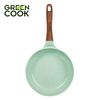 Chảo đúc đáy từ chống dính men đá ceramic xanh ngọc 24 cm Green Cook GCP06-24IH công nghệ Hàn Quốc