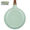 Chảo đúc đáy từ chống dính men đá ceramic xanh ngọc 28 cm Green Cook GCP06-28IH công nghệ Hàn Quốc