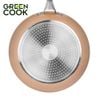 Chảo sâu vân đá hoa cương đáy từ chống dính Green Cook GCP08-24IH size 24 cm