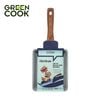 Chảo đúc đáy từ chữ nhật men đá xanh sapphire Green Cook GCP09-1518IH