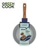 Chảo đúc đáy từ men đá xanh sapphire 22 cm Green Cook GCP09-22IH