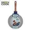 Chảo đúc đáy từ men đá xanh sapphire 24 cm Green Cook GCP09-24IH