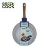 Chảo đúc đáy từ men đá xanh sapphire 26 cm Green Cook GCP09-26IH