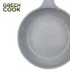 Chảo đúc đáy từ men đá xanh sapphire 30 cm Green Cook GCP09-30IH