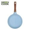 Chảo đúc đáy từ men đá xanh sapphire 20 cm Green Cook GCP09-20IH