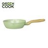 Chảo nhôm sâu men đá ceramic miệng rót Green Cook GCP231-24IH màu xanh 10 lớp chống dính sử dụng được trên tất cả các loại bếp - greencook