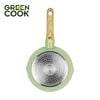 Chảo nhôm sâu men đá ceramic miệng rót Green Cook GCP231-20IH màu xanh 10 lớp chống dính sử dụng được trên tất cả các loại bếp - greencook