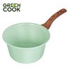 Nồi (quánh) đúc đáy từ men đá xanh ngọc 18 cm Green Cook GCS05-18IH công nghệ Hàn Quốc