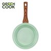 Nồi (quánh) đúc đáy từ men đá xanh ngọc 18 cm Green Cook GCS05-18IH công nghệ Hàn Quốc