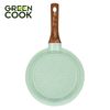 Nồi (quánh) đúc đáy từ men đá xanh ngọc 18 cm Green Cook GCS05-18IH công nghệ Hàn Quốc
