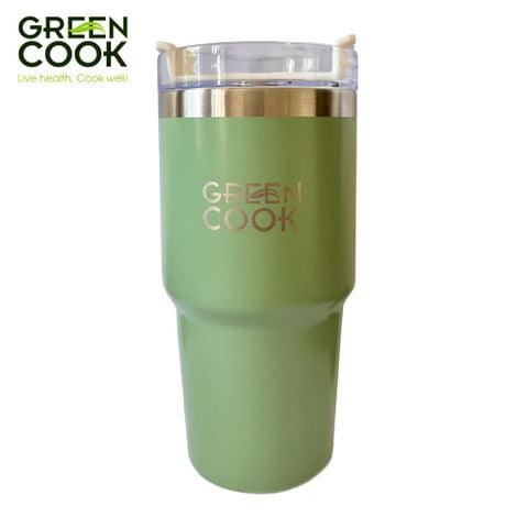 Ly giữ nhiệt Green Cook 600ML chính hãng GCC23-06