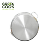 Nồi Luộc Gà Inox 5 Đáy 28 cm Green Cook - Đáy 5 Lớp Truyền Nhiệt Nhanh - Chất Liệu Inox An Toàn - Phù Hợp Mọi Loại Bếp - Hàng Chính Hãng
