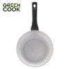 Nồi đúc ceramic vân đá đáy từ 18cm Green Cook GCS02-18IH