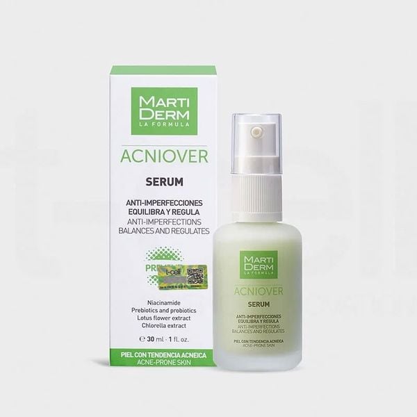  Tinh chất giảm mụn & kiểm soát nhờn - MartiDerm Acniover Serum (30ml) 