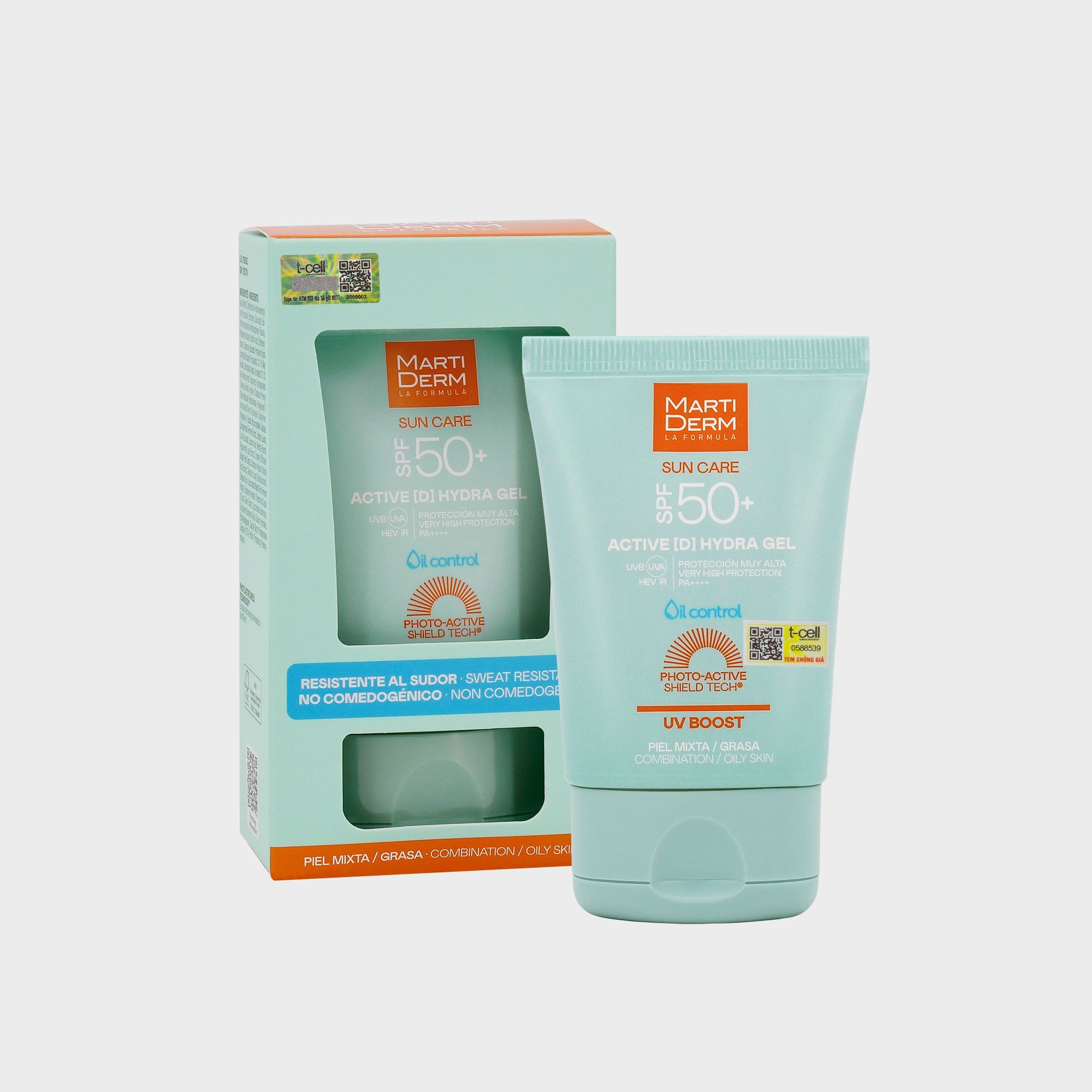  Kem Chống Nắng bảo vệ toàn diện cho người chơi thể thao - MartiDerm SPF 50+ Active [D] Hydra Gel 