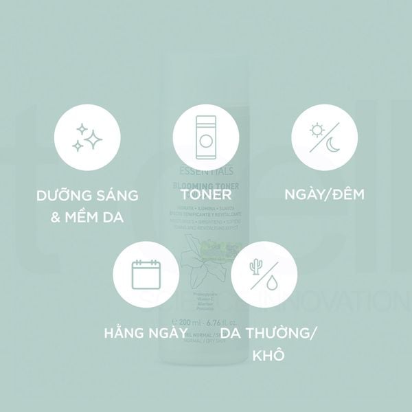  Nước Cân Bằng Dưỡng Ẩm Cho Da Thường Đến Khô - MartiDerm Essentials Blooming Toner 