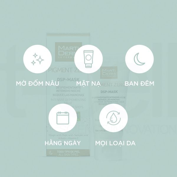 Mặt Nạ Làm Trắng Da Giảm Sắc Tố - MartiDerm Pigment Zero DSP Mask 