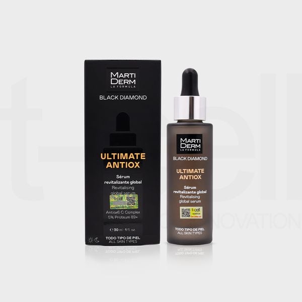 Tinh Chất Chống Oxy Hóa, Ngừa Lão Hóa Da - MartiDerm Black Diamond Ultimate Antiox Serum