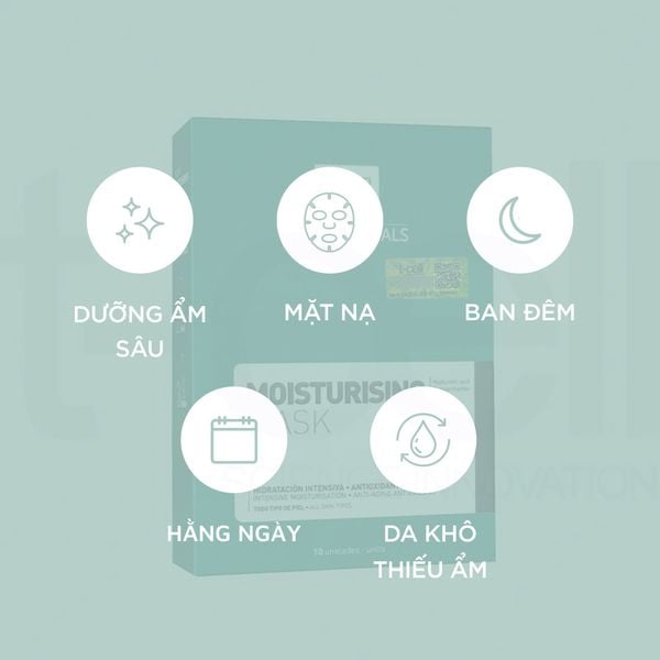  Mặt nạ dưỡng ẩm da - MartiDerm The Originals Moisturising Mask (25ml x 10 miếng) 