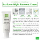  Kem Dưỡng Tái Tạo Ban Đêm Cho Da Dầu Mụn - MartiDerm Acniover Night Renewal Cream (40ml) 