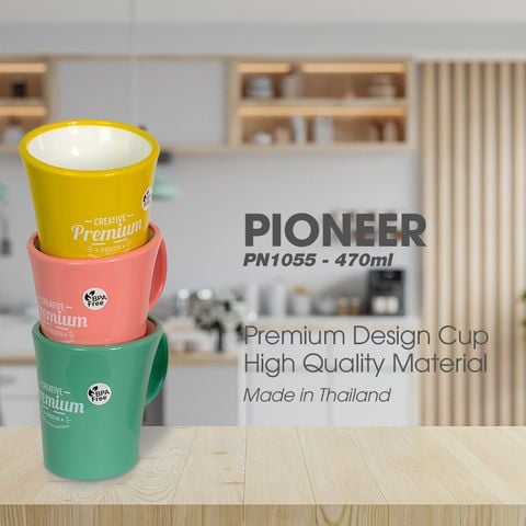 Ly nước nhựa có quai Pioneer 470ml - PN1055/1A