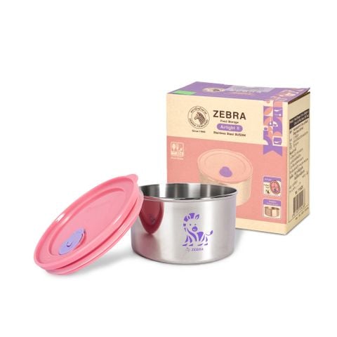 Hộp đựng thực phẩm kín hơi Zebra 12cm có nắp – 110426