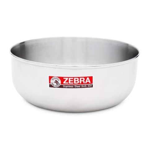 Thố Inox 304 ZEBRA 12cm - 111012 ||  Stainless steel soup bowl 12cm - 111012