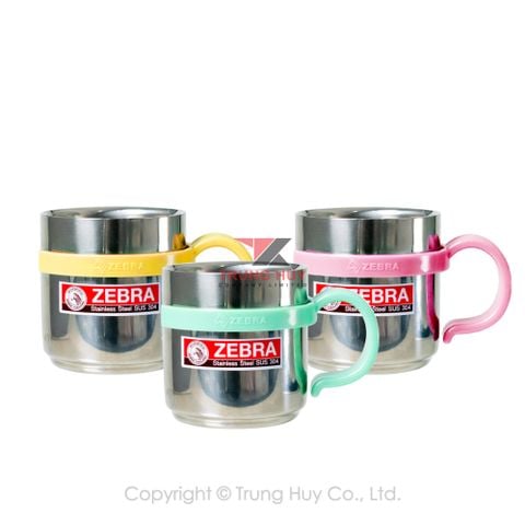 Ca cách nhiệt inox 2 lớp Zebra - 230ml - 112036 || Zebra 2-layer Stainless Steel Vacuum Mug - 230ml - 112036