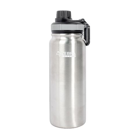Bình Giữ Nhiệt ZEBRA Active II 600ml kèm lưới lọc trà - 112808 || Active II Vacuum Bottle 600ml - SUS304
