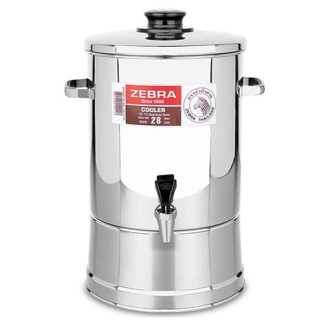 Thùng đựng nước Inox có vòi gạt 28cm - 17.8L || Stainless Steel Water Tank With Tap 28cm 17.8L - 114028