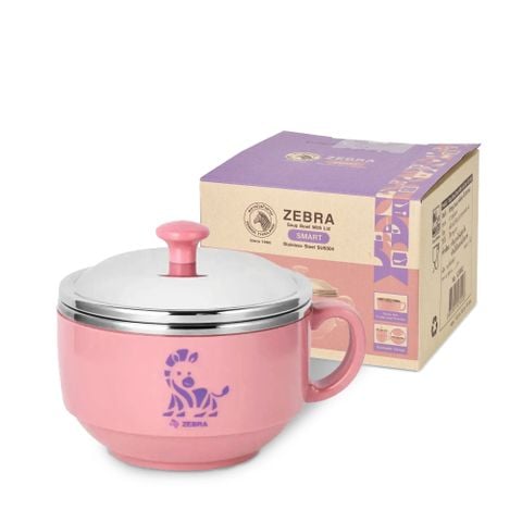 Tô inox cách nhiệt có nắp Zebra Kiddy