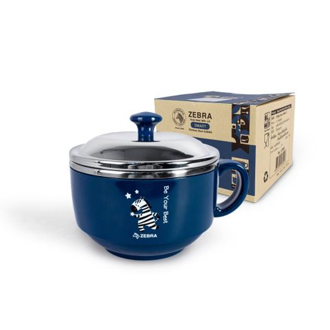 Tô inox cách nhiệt có nắp Zebra Kiddy