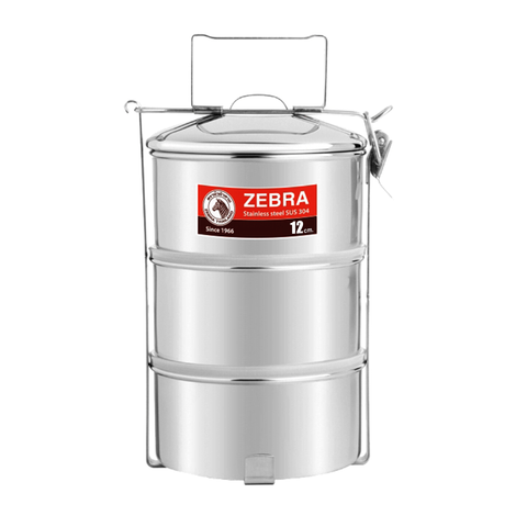 Camen Inox 12cm 3 ngăn kín hơi - 150223 || 3-compartment stainless steel mess kit 12cm - 150223