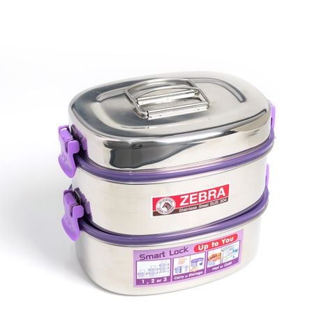 Camen Inox 2 ngăn có khoá gài Smart Lock II kín hơi chống đổ - 152042