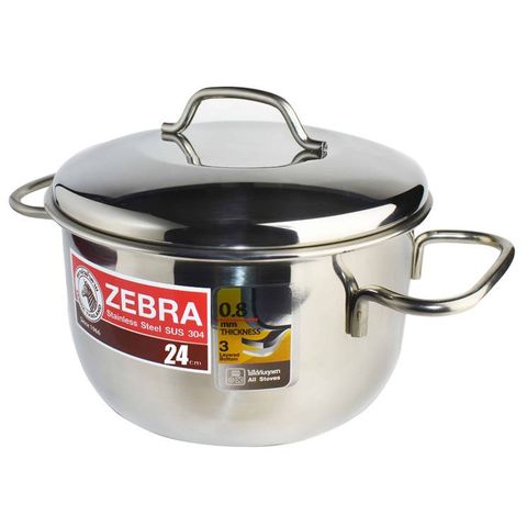 Nồi Inox 304 3 đáy Extreme Infinity 24cm 6.2L - 162289 || Extreme Infinity 3-layer-bottom stainless steel pot 24cm 6.2L