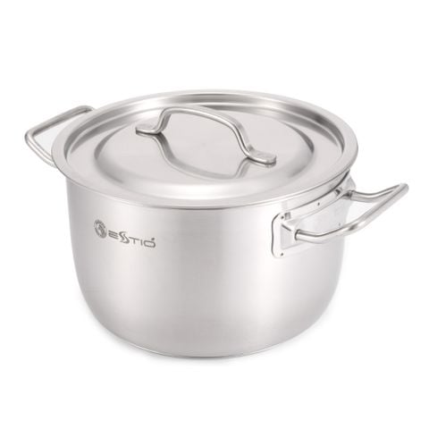 Nồi Inox Zebra Estio 24cm - 162294 (Shiny) || Zebra Estio Stainless Steel Pot 24cm - 162294 (Shiny)