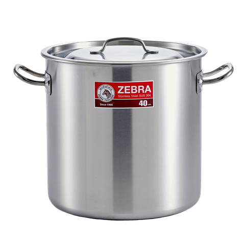 Nồi hầm Inox 1 đáy 40x40cm 50L - 171040 || 1-layer-bottom stainless steel stockpot  40x40cm 50L - 171040