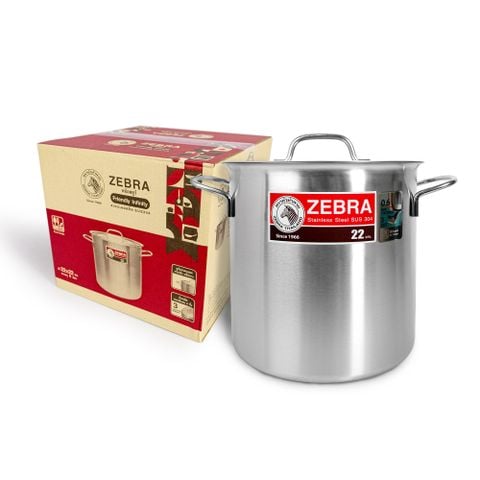 Nồi hầm inox 304 Zebra Friendly Infinity 22x22cm (8L) – 171348