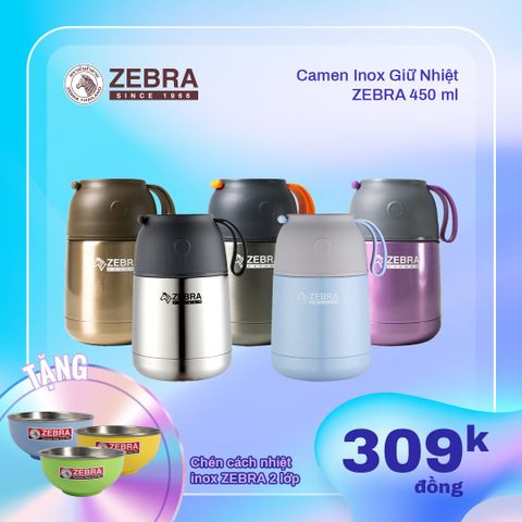 Camen Inox giữ nhiệt 450ml - 123005 - Ủ cháo