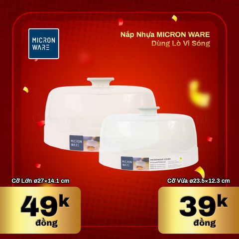 Nắp đậy dùng lò vi sóng (M) 23.5x12.3cm - 5334