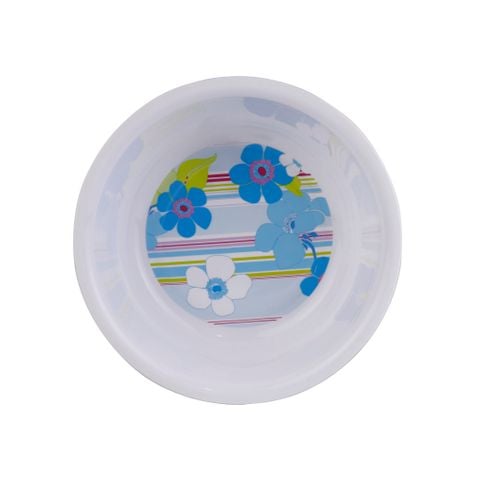Thau nhựa JCP 35cm in hoa - HN35CM || JCP Plastic Bowl 35cm floral print - HN35cm