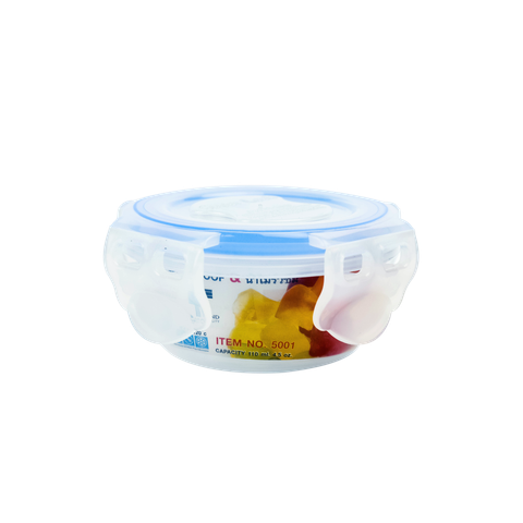 Hộp nhựa Superlock - 5001 - tròn || Superlock Plastic Round Food Container - 5001