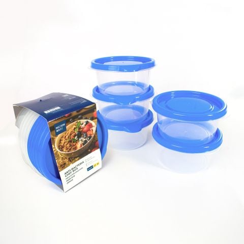 Bộ hộp nhựa 300ml 5 món - 6061/5 || Set of 5 plastic food containers 300ml - 6061/5