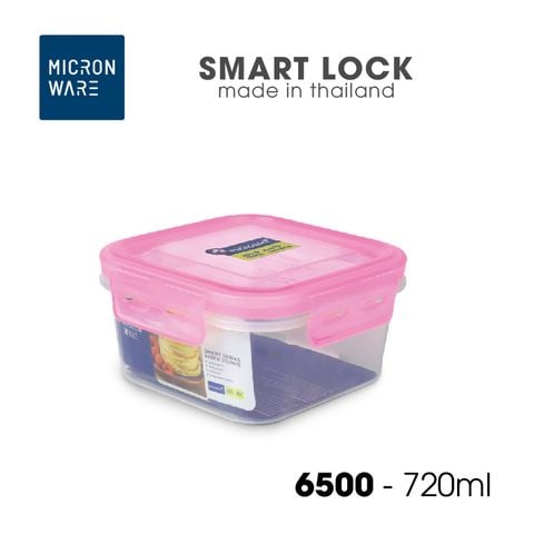 Hộp nhựa đựng thực phẩm Smart Lock 720ml - 6500
