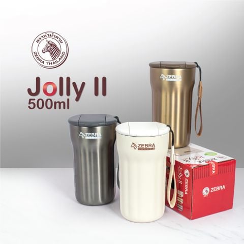 Ly giữ nhiệt Zebra Jolly II 0.5L có lọc trà - 912709 - N24
